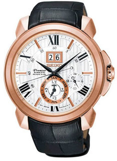 Японские наручные мужские часы Seiko SNP150P1. Коллекция Premier