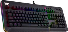 Клавиатура Thermaltake Level 20 RGB Titanium Edition, Cherry MX Speed (черный)