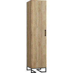 Шкаф 1-дверный R-home Loft дуб натуральный (без полок)