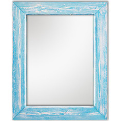 Настенное зеркало Дом Корлеоне Шебби Шик Голубой 90x90 см
