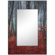 Настенное зеркало Дом Корлеоне Сказочный лес 90x90 см