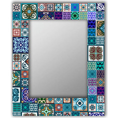 Настенное зеркало Дом Корлеоне Восточная плитка 75x170 см