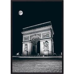 Постер в рамке Дом Корлеоне Триумфальная арка ночью 30x40 см