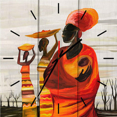 Настенные часы Дом Корлеоне Африканки 60x60 см