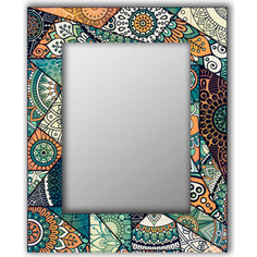 Настенное зеркало Дом Корлеоне Зеленый калейдоскоп 75x140 см