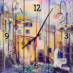 Настенные часы Дом Корлеоне Сказочный город 60x60 см