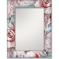 Настенное зеркало Дом Корлеоне Розы 04-0024-90х90