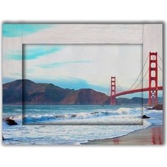 Картина с арт рамой Дом Корлеоне Мост Сан-Франциско 35x45 см