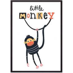 Постер в рамке Дом Корлеоне Обезьяна Little monkey 50x70 см