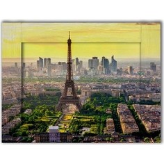 Картина с арт рамой Дом Корлеоне Панорама Париж 35x45 см