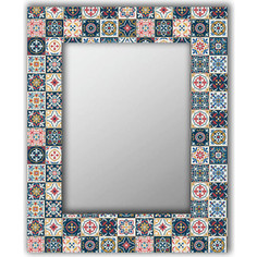 Настенное зеркало Дом Корлеоне Марокканская плитка 65x65 см