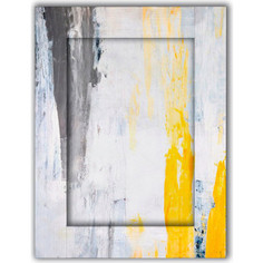 Картина с арт рамой Дом Корлеоне Желтый, серый и белый 45x55 см