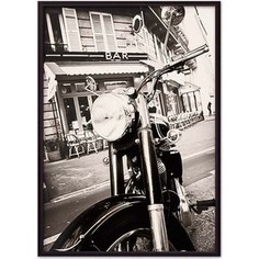 Постер в рамке Дом Корлеоне Мотоцикл винтаж 50x70 см