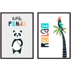 Набор из 2-х постеров Дом Корлеоне Коллаж Детский №5 21х30 см 2 шт.