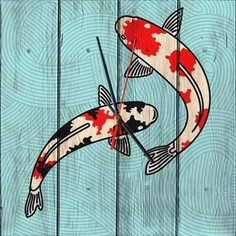 Настенные часы Дом Корлеоне Карпы 02-0005-40х40