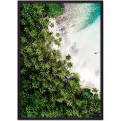 Постер в рамке Дом Корлеоне Пальмовый лес 50x70 см