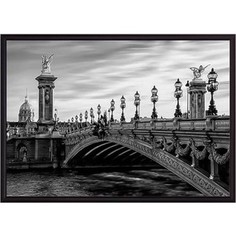 Постер в рамке Дом Корлеоне Мост Александра III 30x40 см