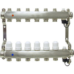 Коллекторная группа Ondo 6 выхода с термостатическими и запорными клапанами (OKGSP006)