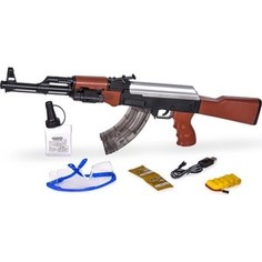 Автомат CS Toys AK-47 с гелевыми пулями на аккумуляторе (2 режима стрельбы + лазер) - A47N