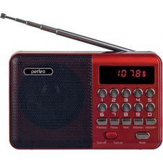 Радиоприемник Perfeo PALM FM+ (i90-red) red