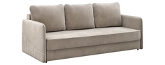 Диван тканевый прямой Слим Avatar темно-бежевый (Велюр) Home Me