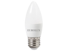 Лампочка Eurolux Свеча LL-E-C37-6W-230-2.7K-E27 76/2/9