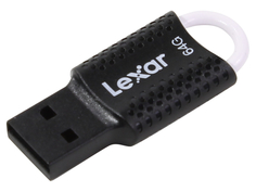USB Flash Drive 64Gb - Lexar JumpDrive V40 Black-White LJDV40-64GAB
