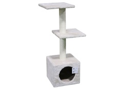 Когтеточка Pet Choice 30x30x88cm SBE812-Cream