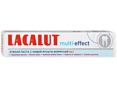 Зубная паста Lacalut Мульти-эффект 75мл +25мл 666243