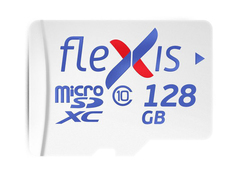 Карта памяти 128Gb - Flexis Micro Secure Digital XC Class 10 UHS-I U1 FMSD128GU1