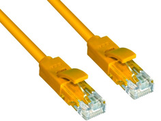 Сетевой кабель Greenconnect UTP 24AWG cat.6 RJ45 T568B 20.0m Yellow GCR-LNC602-20.0m