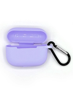 Чехол Innovation для AirPods Pro Silicone с карабином Lilac 16736