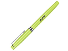 Ручка гелевая Attache Selection Lime корпус Green, стержень Blue 1035346