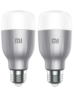 Лампочка Xiaomi Mi LED Smart Bulb 2-Pack MJDP02YL, E27, 10Вт