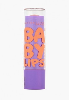 Бальзам для губ Maybelline New York Baby Lips, Персик, восстанавливающий и увлажняющий, с бежевым оттенком и запахом, 1,78 мл