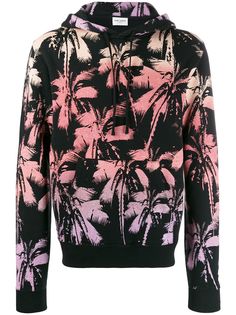 Saint Laurent худи с принтом