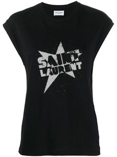 Saint Laurent футболка с логотипом