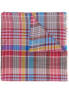 ETRO жаккардовый шарф в клетку