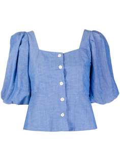 Sandro Paris блузка на пуговицах с пышными рукавами
