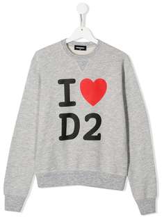 Dsquared2 Kids футболка с круглым вырезом и логотипом