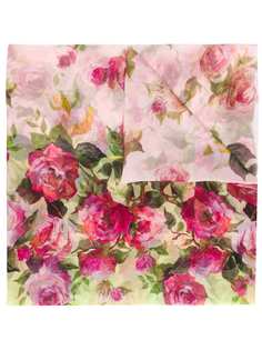 Blumarine платок с цветочным принтом