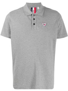 Rossignol рубашка-поло с нашивкой-логотипом