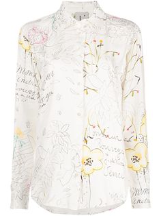 LAutre Chose блузка на пуговицах с цветочным принтом