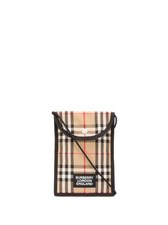 Burberry сумка через плечо в клетку
