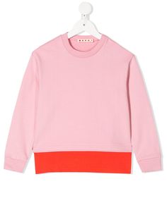 Marni Kids двухцветный джемпер