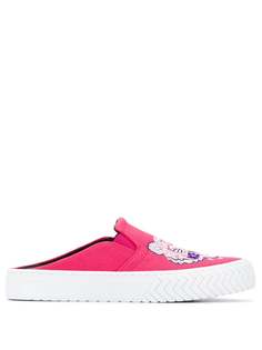 Kenzo слипоны с вышивкой Tiger