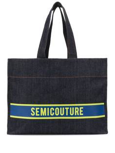 Semicouture сумка-шопер с логотипом