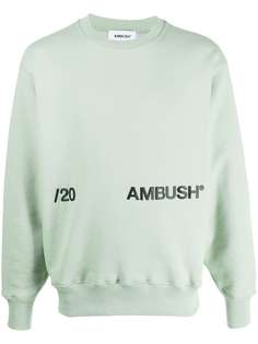 AMBUSH толстовка с круглым вырезом и логотипом