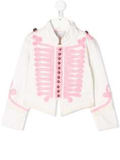 Stella McCartney Kids декорированный жакет в стиле милитари