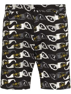 Versace спортивные шорты с принтом